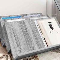 Bijzetkast Grijs Sonoma 65 x 57,5 x 42 cm Bewerkt hout - thumbnail