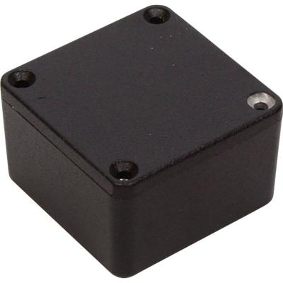 Hammond Electronics 1590MMBK Universele behuizing 50 x 50 x 31 Aluminium Zwart 1 stuk(s)