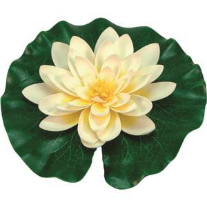 Waterlelie wit kunststof 14cm Waterlelie wit kunststof 14cm