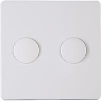 KOPP Afdekplaat Duo Dimmer - Paris HK05 Arctic Glans Wit - thumbnail