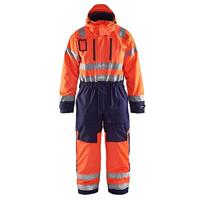 Blåkläder Winteroverall High-Vis 67631977 | High-Vis Oranje/Marineblauw | Maat 62 - 7330509253991 - thumbnail