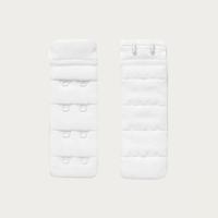 Op en Top Zwanger bh Verlengstuk 2 Haaks Wit (2 Pack) - thumbnail