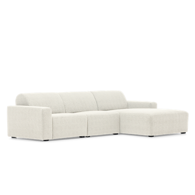 Hoekbank Brooklyn Wit Stof Hoekbank Brooklyn Wit Stof