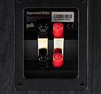 Polk Signature S50e Luidspreker, Zuilluidspreker voor HiFi Home Cinema, Speaker met 150 Watt, Universele Poolklemmen, Diepe Bas, Akoestische Klankkast, Hoge resolutie, 40 kHz, Walnootafwerking - Zwart - thumbnail
