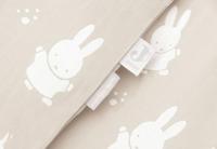 Jollein dekbedovertrek Nijntje - Miffy Snuffy Nougat - thumbnail