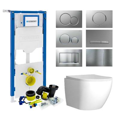 Geberit UP320 Toiletset Compleet | Inbouwreservoir | Mudo Randloos | Drukplaat