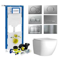 Geberit UP320 Toiletset Compleet | Inbouwreservoir | Mudo Randloos | Drukplaat - thumbnail