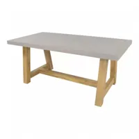 Tuintafel Judy met betonlook blad 180x90x77 cm - thumbnail