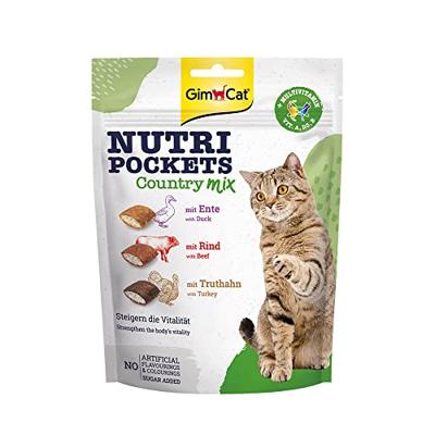 GIMCAT NUTRI POCKETS COUNTRY MIX 150 GR