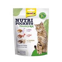 GIMCAT NUTRI POCKETS COUNTRY MIX 150 GR - thumbnail