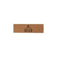 Clayre & Eef Deurmat hello kokos 75x22cm - thumbnail