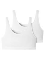2-pack Bustier top - Biologisch katoen Bralette - Bh top zonder sluiting en zonder beugel - thumbnail