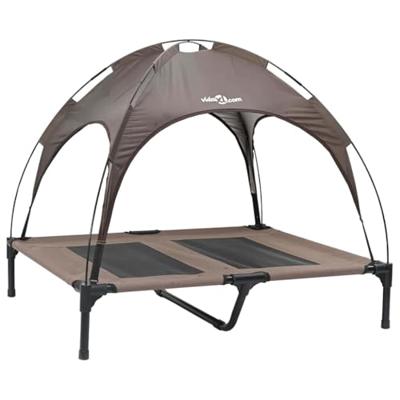 VidaXL Hondenbed bruin 92 x 77 x 82,5 cm staal VidaXL Hondenbed bruin 92 x 77 x 82,5 cm staal