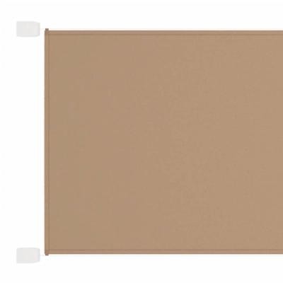 VidaXL Luifel verticaal 60x1000 cm oxford stof taupe