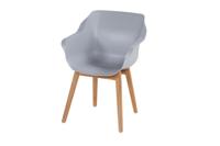 Hartman Sophie Teak tuinstoel Misty grey - thumbnail