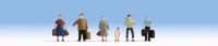 NOCH 18115 H0 Reizigers figuren Geverfd, Staand - thumbnail