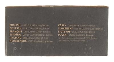 USB 3.0 Dual Docking Station - Dockingstation - USB - DVI, HDMI - GigE USB 3.0 Dual Docking Station - Dockingstation - USB - DVI, HDMI - GigE