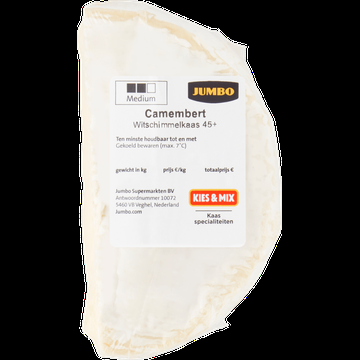 Jumbo Camembert Witschimmelkaas 45+ ca. 120g Jumbo Camembert Witschimmelkaas 45+ ca. 120g