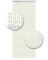 Vliegengordijn Kunststof Lucca Geel - 100cm x 240cm - thumbnail