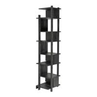 Ethnicraft Wandrek 'Abstract' Gevernist Teakhout, 203 x 49cm - thumbnail