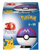 Puzzel 3d ravensburger pokemon masterbal 54st - thumbnail