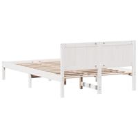 Bedframe Wit 120 x 190 cm Massief grenenhout - thumbnail