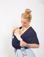 Lille Baby Tie the knot Wrap Navy - thumbnail