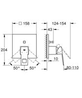Opbouwdeel Bad GROHE Euroccube - thumbnail