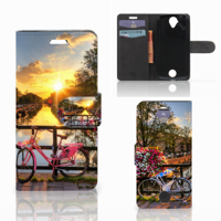 Acer Liquid Z330 Flip Cover Amsterdamse Grachten - thumbnail