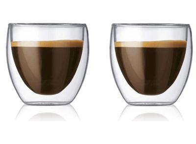 Dubbelwandige Glazen - Set van 2 - 100ml - Koffieglas/Theeglas Dubbelwandige Glazen - Set van 2 - 100ml - Koffieglas/Theeglas