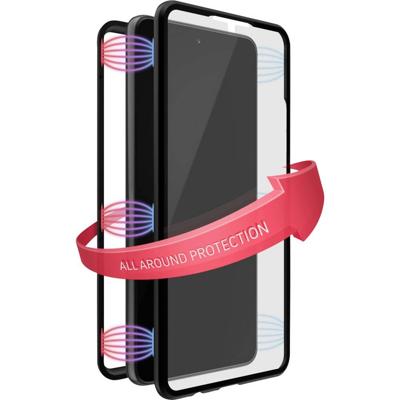 Black Rock Cover 360° Glass Voor Samsung Galaxy A42 5G Zwart