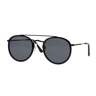 Spectrum zonnebril double bridge zwart smoke glas heren Spectrum zonnebril double bridge zwart smoke glas heren