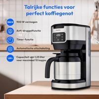 Drip Koffiemachine Medion Zilverkleurig 900 W 1,2 L - thumbnail