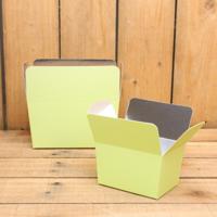 Bonbon doosjes - Chocolade doosje - Pastel groen LAAG - 12 stuks - thumbnail