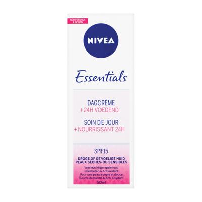 Nivea Essentials Hydraterende Dagcreme Droge Of Gevoelige Huid 50ml Nivea Essentials Hydraterende Dagcreme Droge Of Gevoelige Huid 50ml