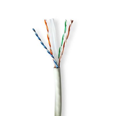 Netwerk Kabel Rol | CAT6a | Solid | U/UTP | Koper | 305.0 m | Binnenshuis | Rond | LSZH | Grijs | Trekdoos Netwerk Kabel Rol | CAT6a | Solid | U/UTP | Koper | 305.0 m | Binnenshuis | Rond | LSZH | Grijs | Trekdoos