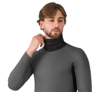 Castelli Flanders 2 high neck warmer gray heren S - thumbnail