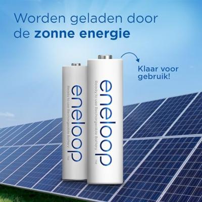 Oplaadbare batterijen PANASONIC ENELOOP AAA 800 mAh 4 szt (BK-4MCDE/4CP) - thumbnail