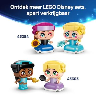 LEGO® DISNEY 6589969 Princess de mini-prinsessen Belle en Tiana met hun kasteel (43291)
