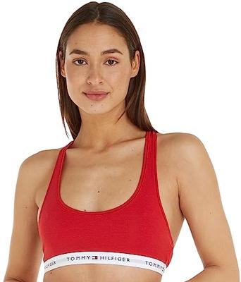 Tommy Hilfiger Bralette dames - Top - Katoenen Bh Top - Diepe hals