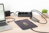 Digitus DA-70625 Bureaustekkerdoos Zwart Randaarde stekker 1 stuk(s) - thumbnail