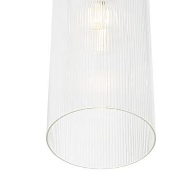QAZQA Art Deco hanglamp goud met glas 4-lichts - Laura QAZQA Art Deco hanglamp goud met glas 4-lichts - Laura