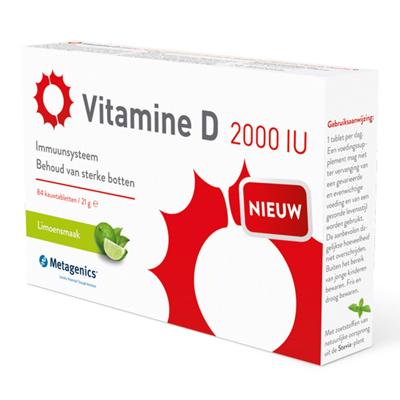Metagenics Vitamine D 2000IU Tabletten Metagenics Vitamine D 2000IU Tabletten