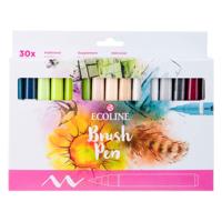 Bruynzeel Ecoline brush pen set additional, 30 kleuren - thumbnail