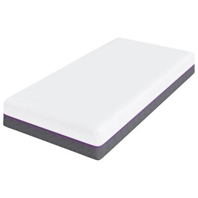 Matras Wit en Grijs 80 x 160 cm Traagschuim