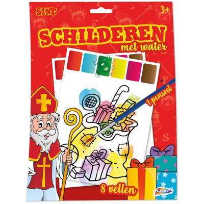 Creative Craft Group Schilderen met water sinterklaas
