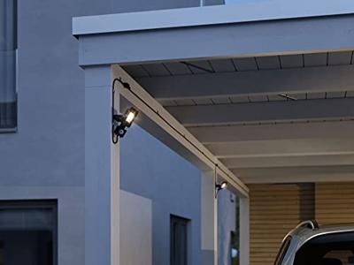 Paulmann 94585 Bimea Park + Light carportverlichtingssysteem Warmwit Zwart