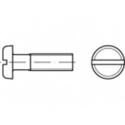 TOOLCRAFT TO-5360517 Platkopschroeven M4 5 mm Sleuf RVS A2 1000 stuk(s)
