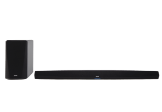 Denon DHT-S516 Soundbar voor TV met Draadloze Subwoofer, Surround Sound, Spraakbesturing, Dolby Digital (Plus) & Dolby Vision, Bluetooth & AirPlay 2, 4K HDMI/ARC, Muurbevestiging Mogelijk