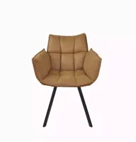 Eetkamerstoel MRS Vintage cognac - thumbnail